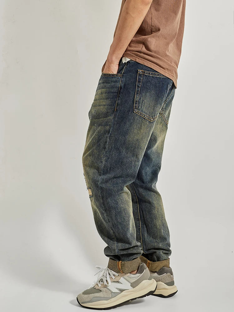 Loose Straight Leg Jeans CLB