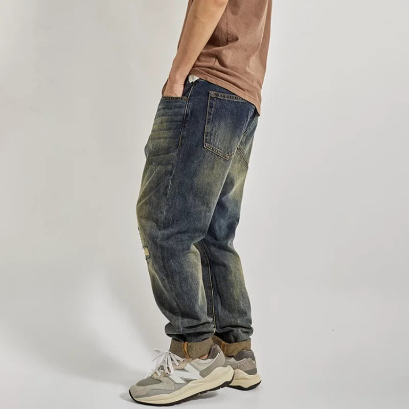 Loose Straight Leg Jeans CLB