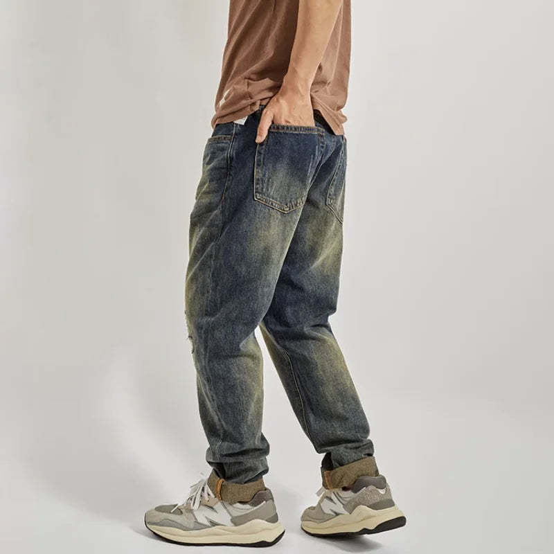Loose Straight Leg Jeans CLB