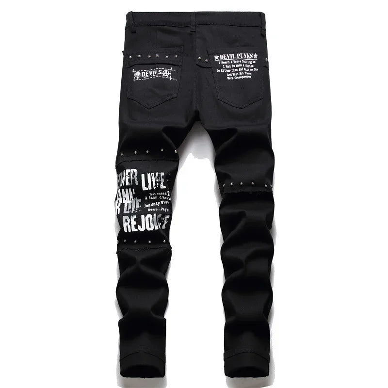 Mens Black Jeans DESIGNE CLB