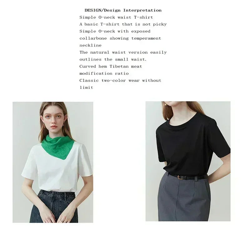 100% pure cotton men's luxurious brand letter print T-shirt, short-sleeved T-shirt, high-quality men's clothing, streetwear