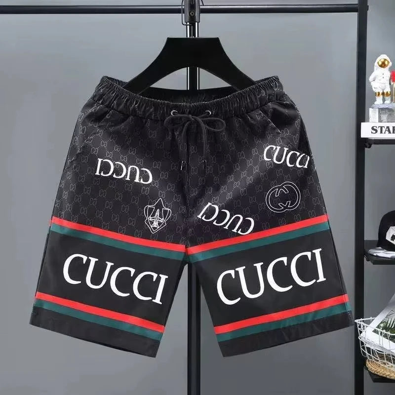 Bermuda Masculina CLB – Listrada Clássica, Secagem Rápida, Leve e Estilosa para o Verão 🌴