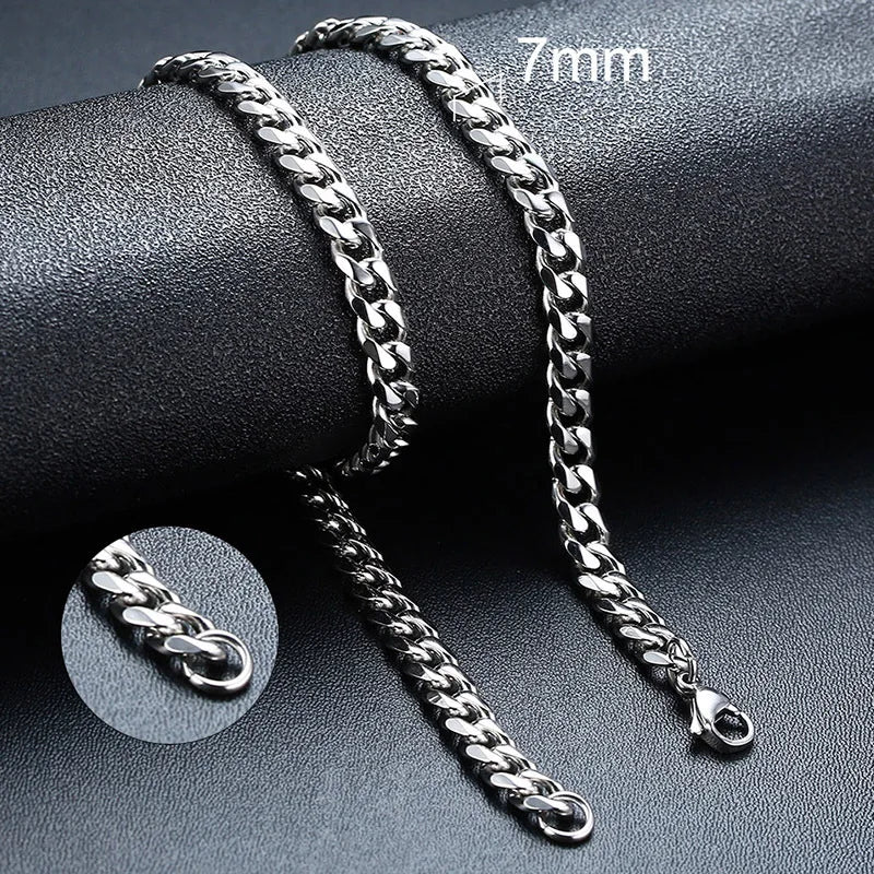 CHAIN NECKLACES 3/5/7/9mm CLB