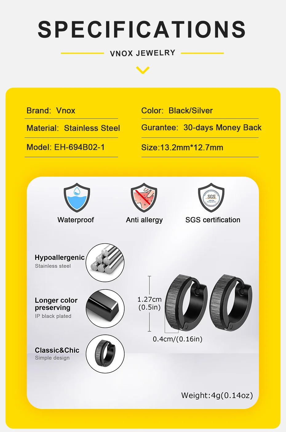 BOUCLE D'OREILLE  CLB