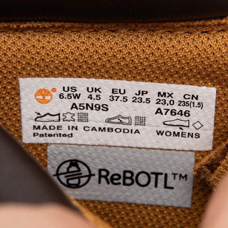 Timberland  Boots, Yellow Boots, Outdoor Hiking Shoes, High-Top Waterproof Sneakers, Hiking Shoes A5N9S231