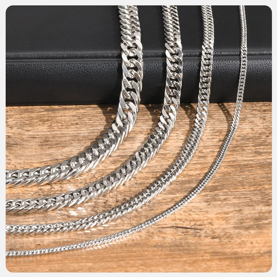 CHAIN NECKLACES 3/5/7/9mm CLB