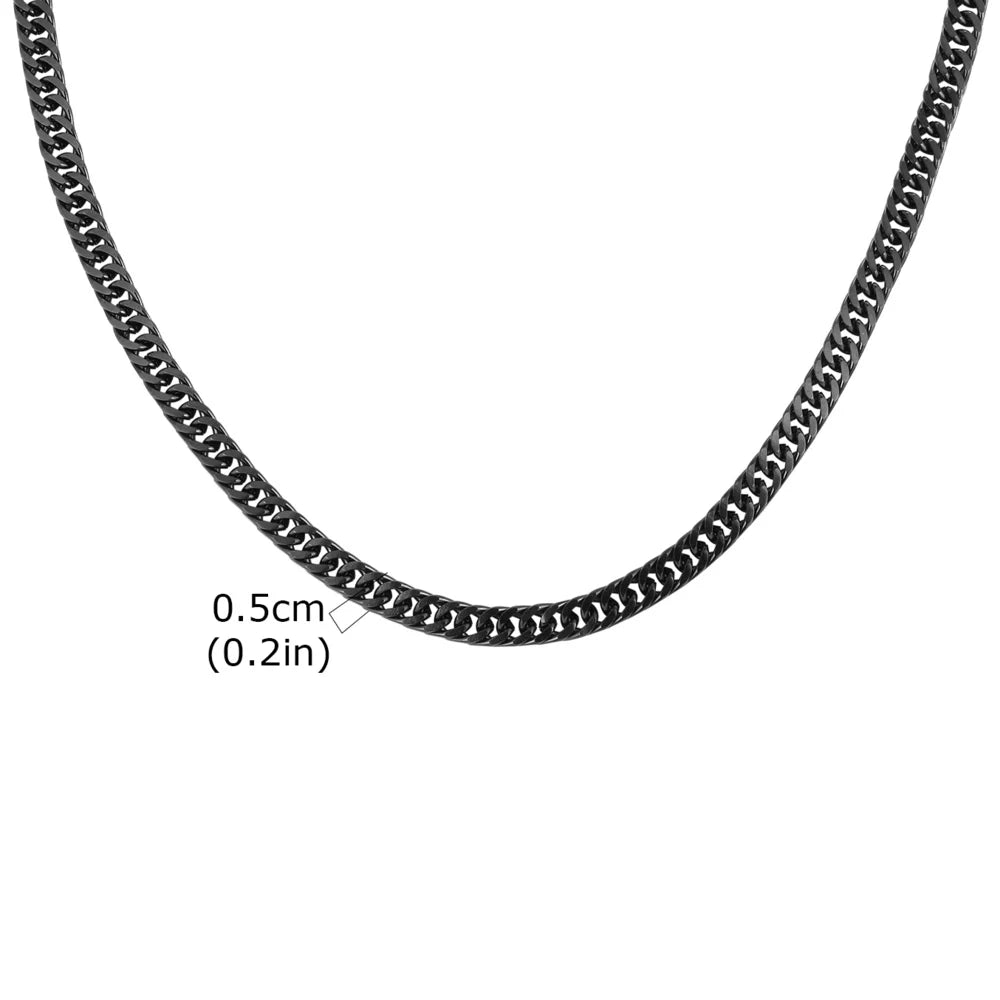 CHAIN NECKLACES 3/5/7/9mm CLB