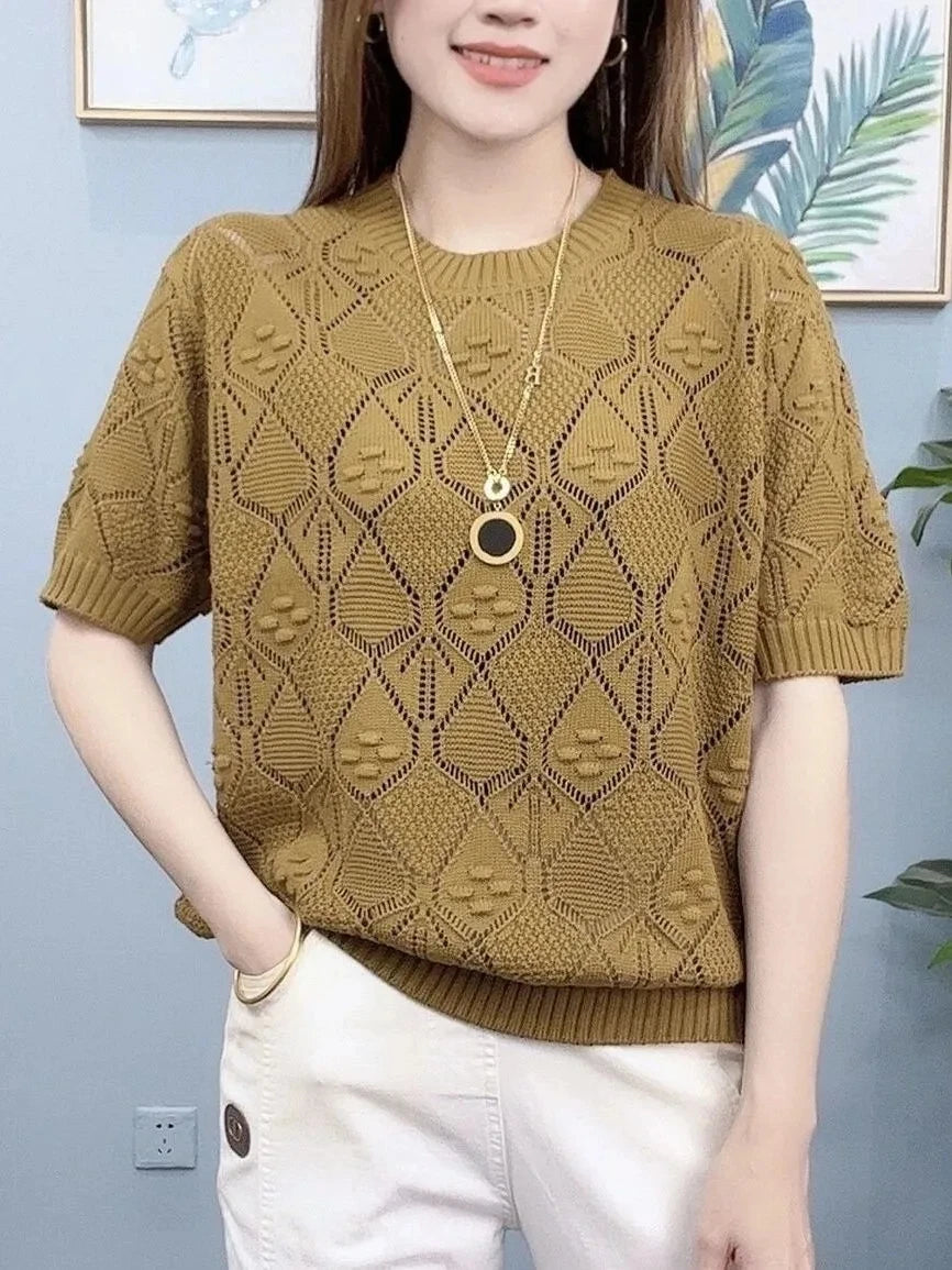 Camiseta de mujer de manga corta