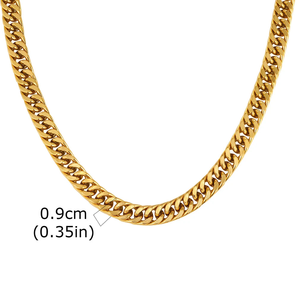 CHAIN NECKLACES 3/5/7/9mm CLB