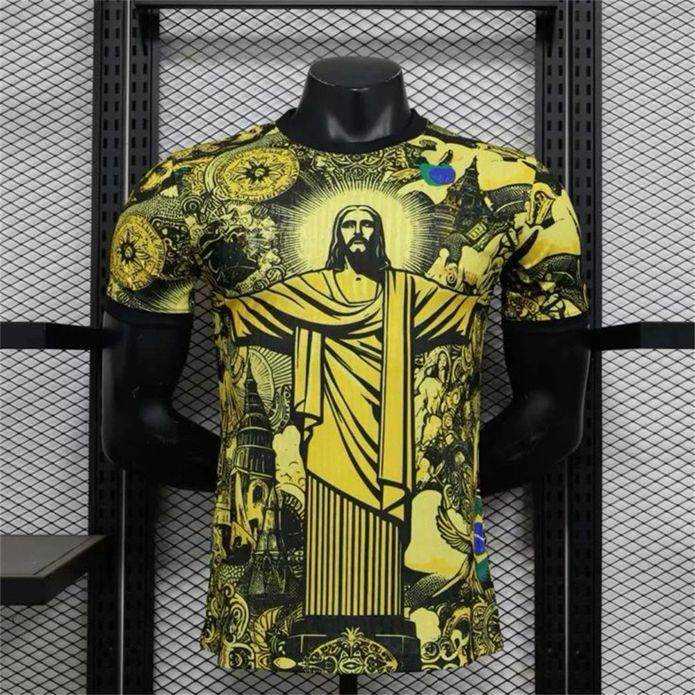 Camiseta de Entrenamiento de Fútbol de Verano Edición Especial Brasil