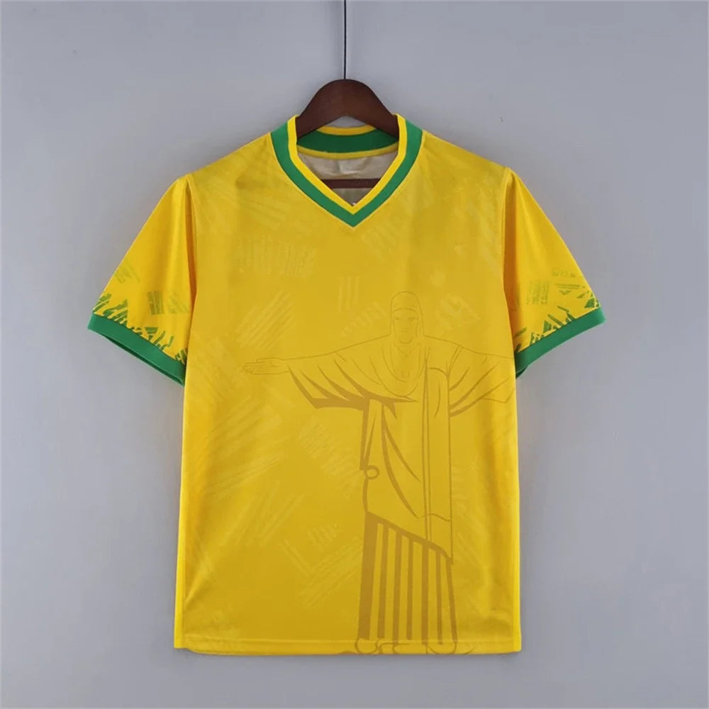 Camiseta de Entrenamiento de Fútbol de Verano Edición Especial Brasil