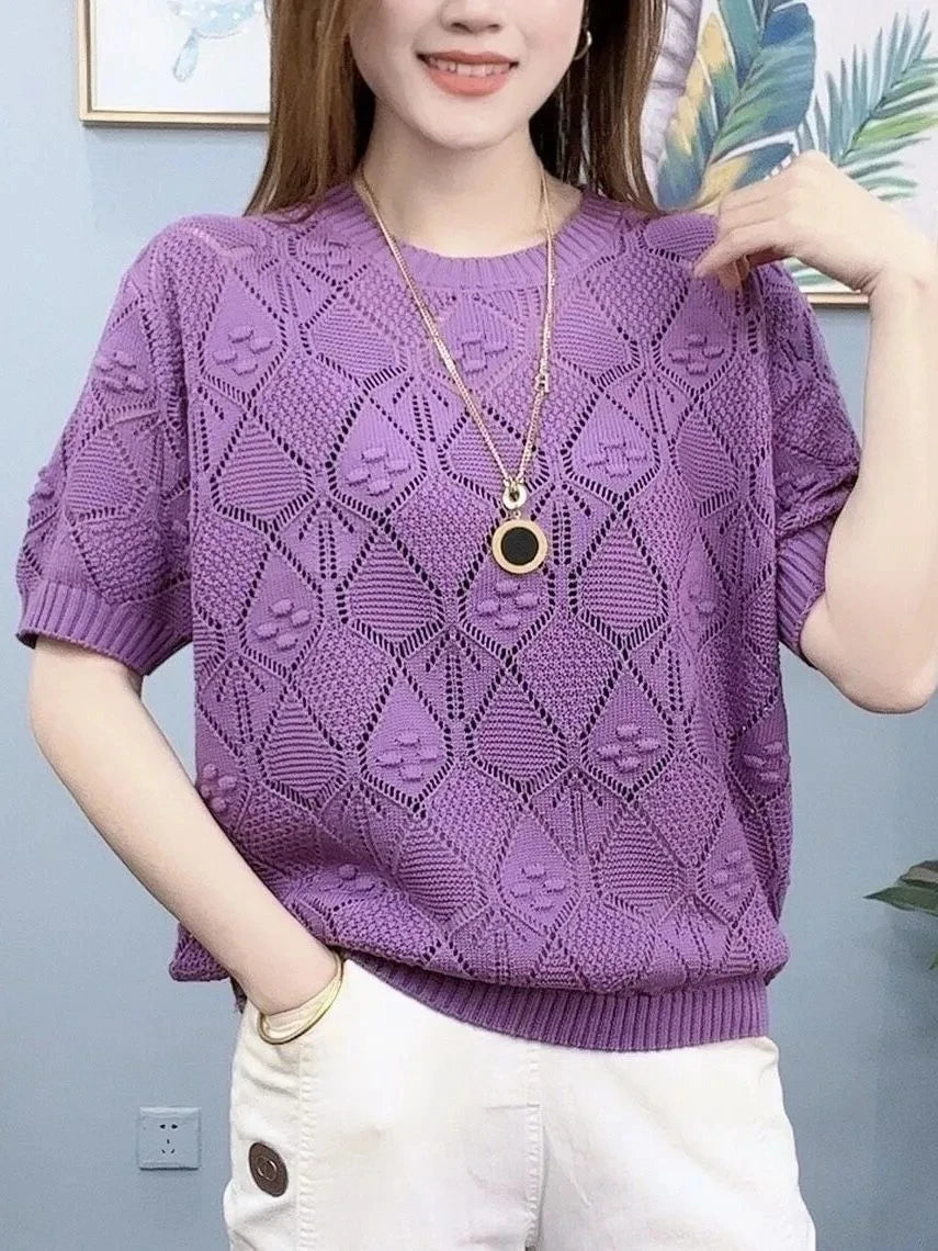 Camiseta de mujer de manga corta