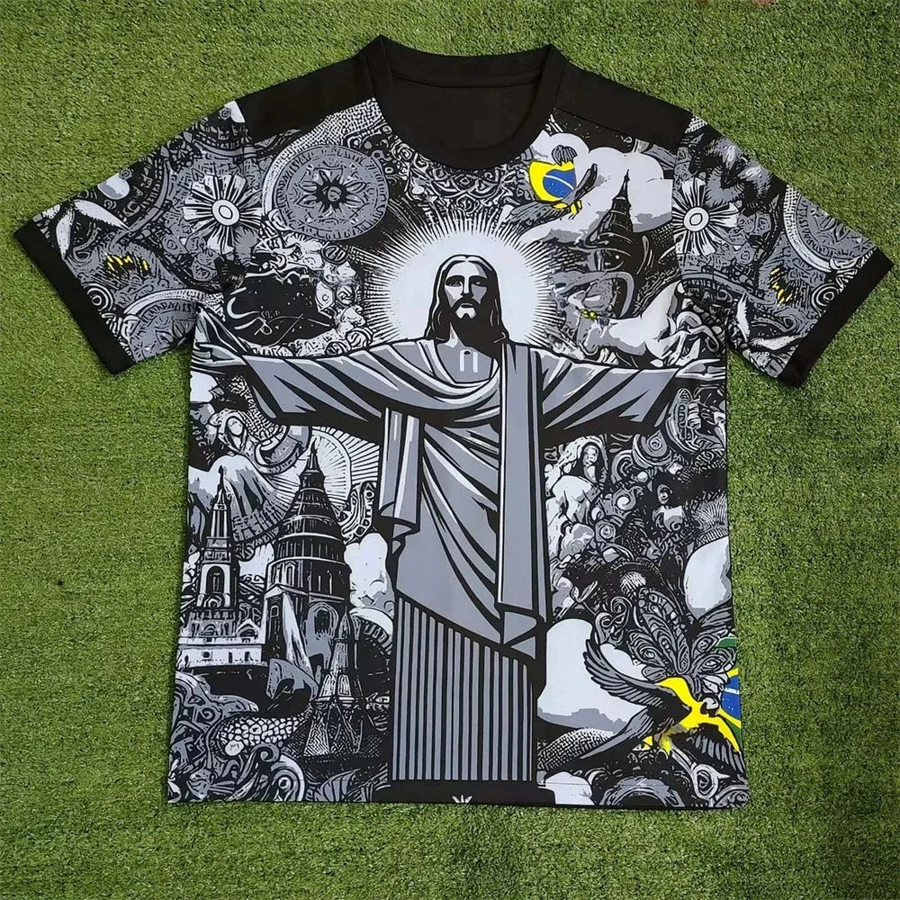 Camiseta de Entrenamiento de Fútbol de Verano Edición Especial Brasil