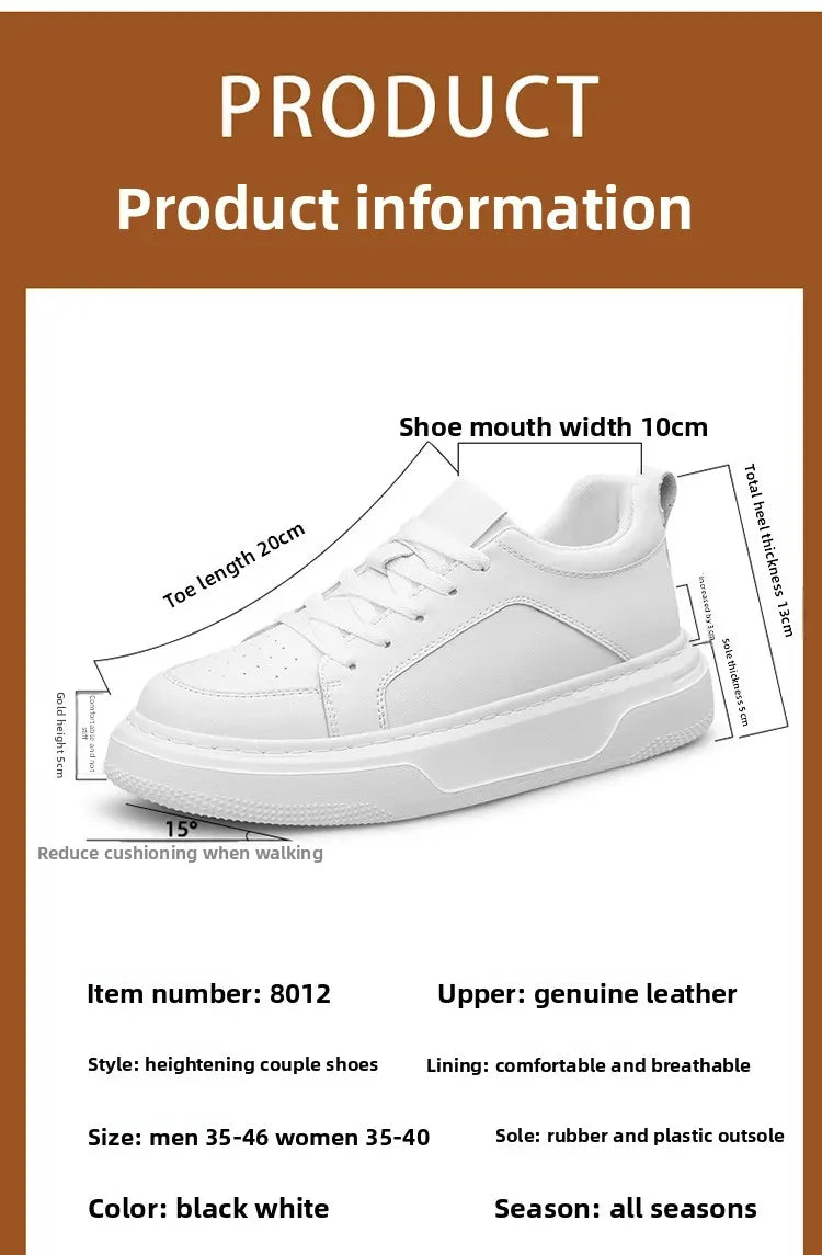 New Casual Leather Board Shoes