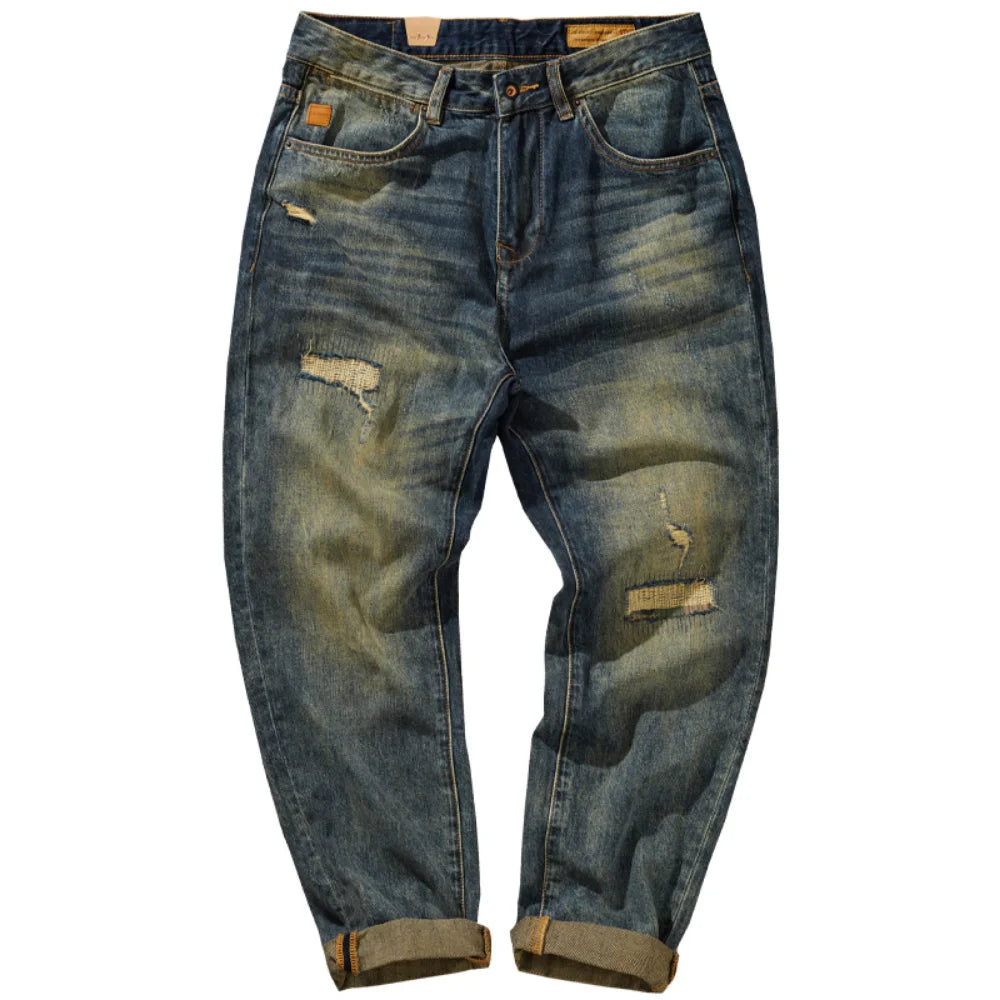 Loose Straight Leg Jeans CLB