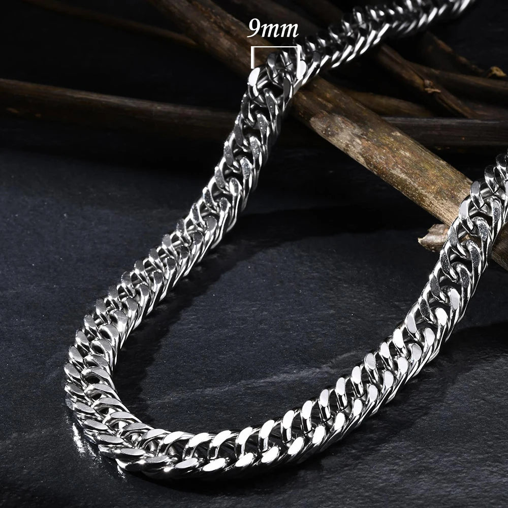 CHAIN NECKLACES 3/5/7/9mm CLB