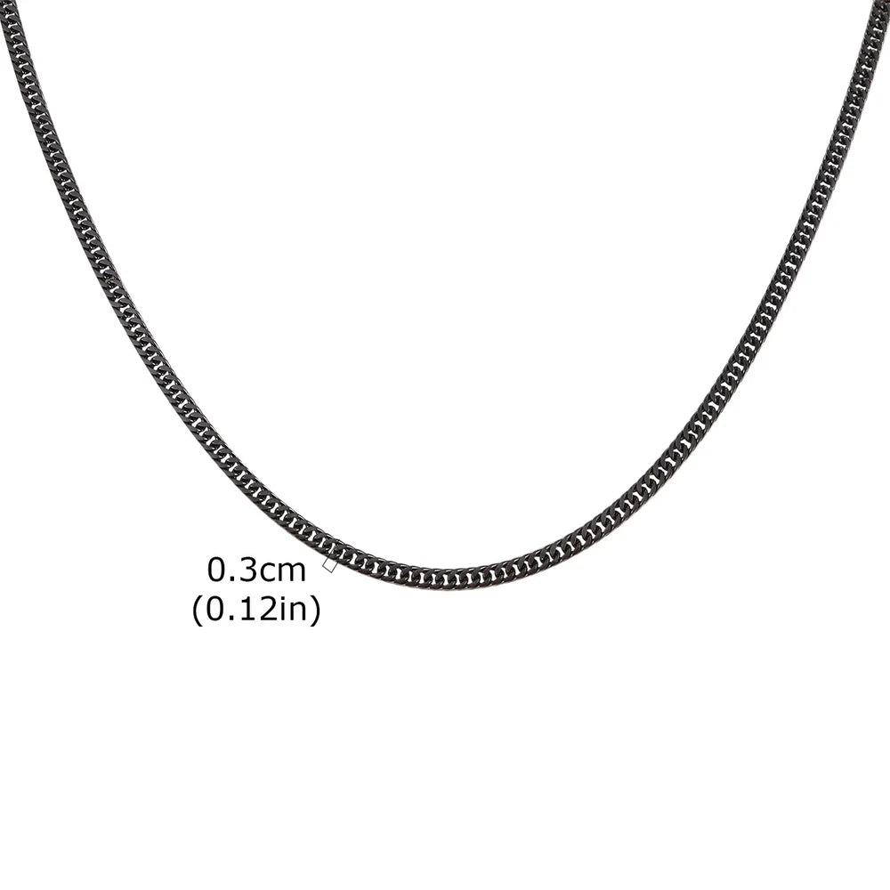 CHAIN NECKLACES 3/5/7/9mm CLB