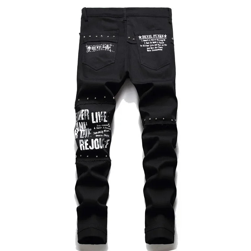 Mens Black Jeans DESIGNE CLB