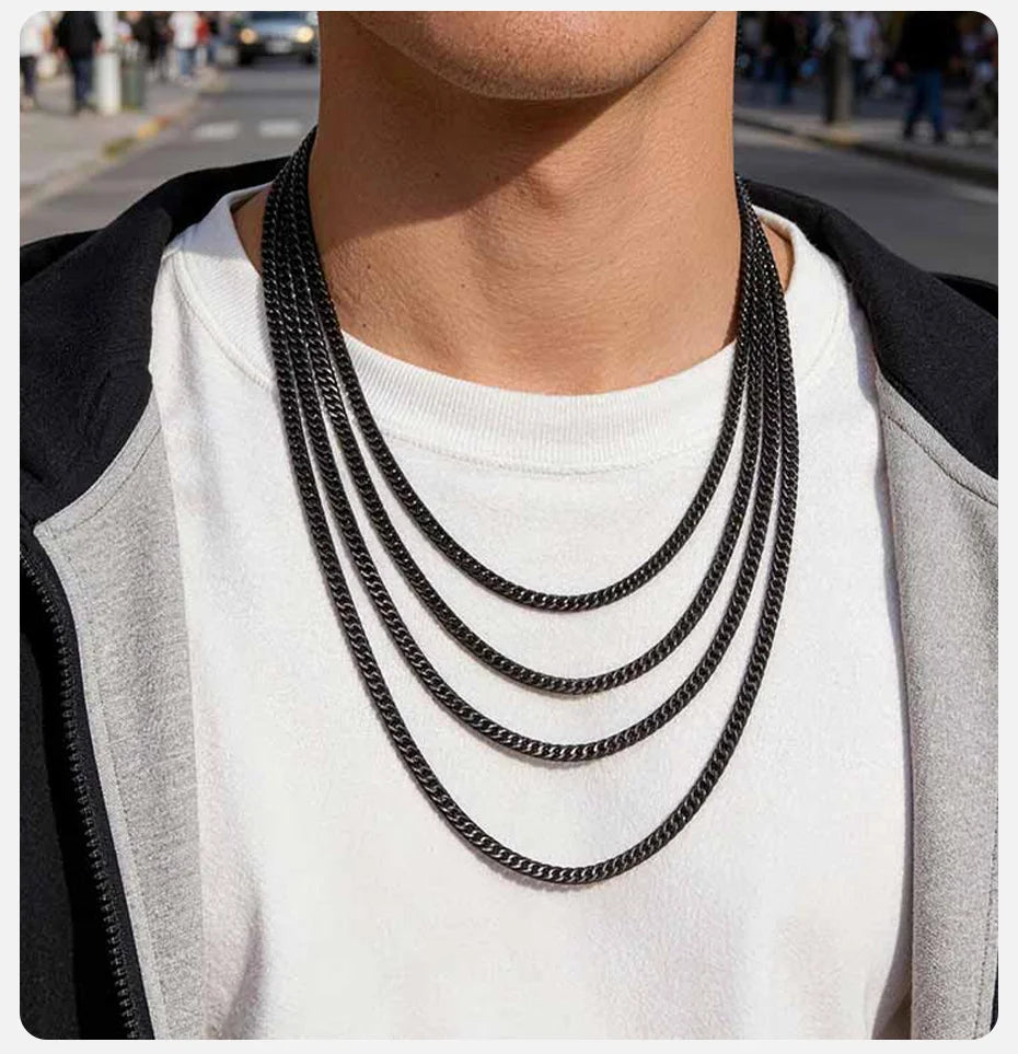 CHAIN NECKLACES 3/5/7/9mm CLB