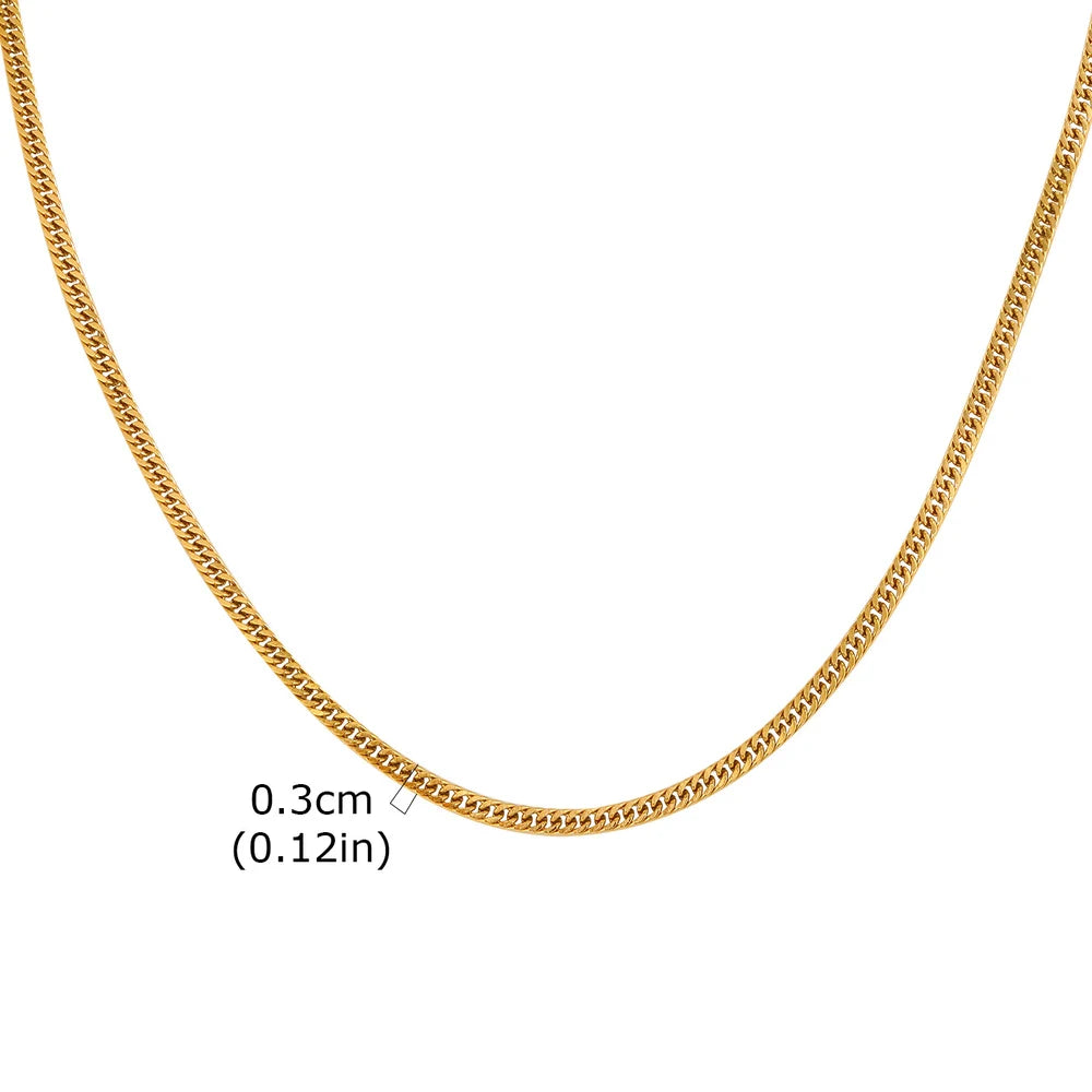 CHAIN NECKLACES 3/5/7/9mm CLB